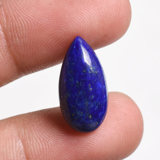 Oval Lapis Lazuli Gemstone - Natural Blue Lapis Cabochon for Jewelry Making