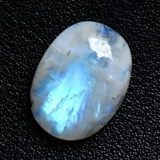Beautiful Iridescent Moonstone – Loose Blue Fire Cabochon Magical Gemstone
