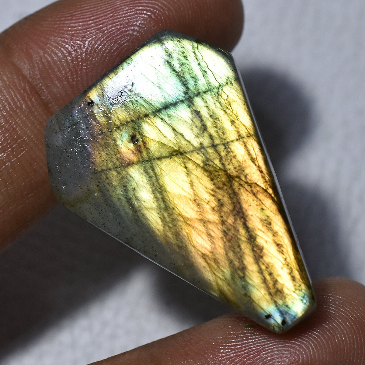 Multi Flashy Labradorite Oval Cabochon – Natural Loose Gemstone for Jewelry Making, Wholesale