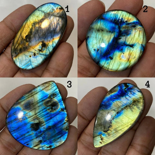 Natural Fire Labradorite Gemstone – Multi-Flashy Loose Cabochon Wholesale