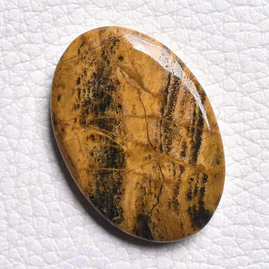 Tiger Skin Jasper Cabochon – Oval & Pear Jasper Gemstone Loose Jasper