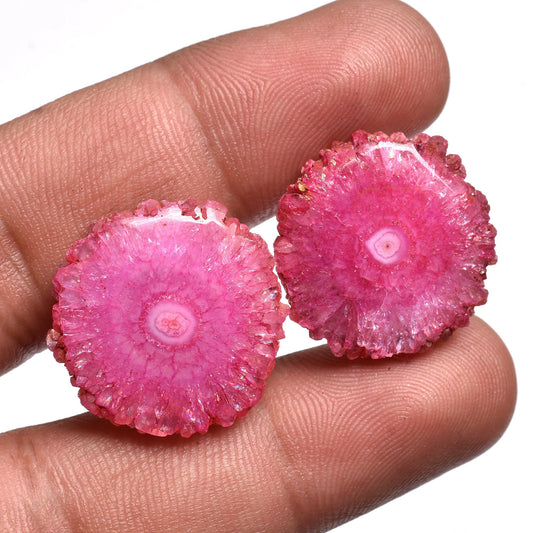 Solar Quartz Earring Matching Pair - All Color Available in Earrings