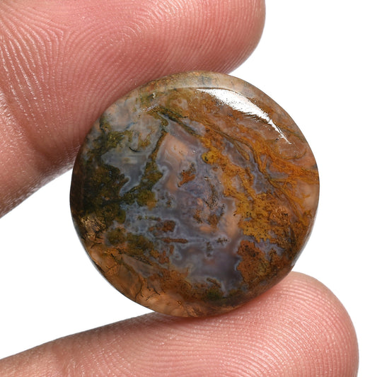 Elegant Moss Agate Cabochon - Natural Moss Agate Wholesale Gemstones