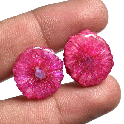 DIY Solar Quartz Pairs – Blue, Brown, Pink Solar Quartz, Stalactite Slices Wholesale