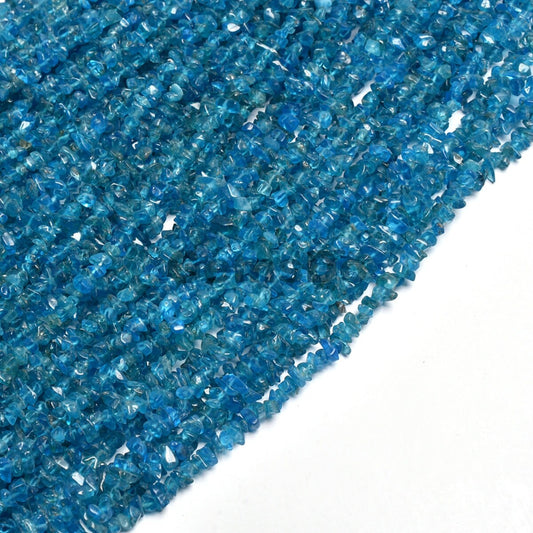 Wholesale Uncut Chip Beads, Neon Apatite Gemstone Uncut Nuggets Beads Strands, Raw Beads