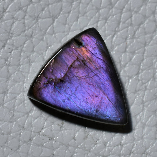 Purple Fire Labradorite Cabochon - Polished Rainbow Gemstone