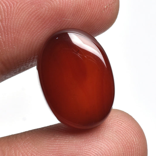 Top Quality Red Onyx Gemstone - Oval Cabochon