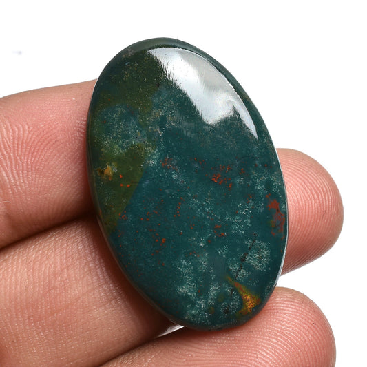 Top Quality Bloodstone Cabochon – Rare Gemstone, Palm Stone for Jewelry & Wire Wrapping"