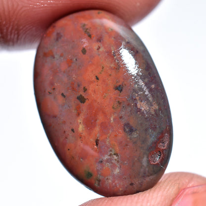 Rare! Attractive Bloodstone Cabochon, 100% Natural Bloodstone, Mix Shape Bloodstone.