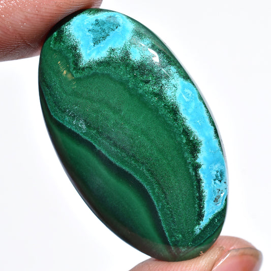 Natural Malachite Wholesale Cabochon - Oval Smooth Green Malachite Gemstone for Pendant Making"
