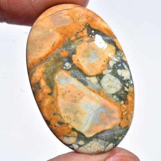 Rare Maligano Jasper Cabochon - Loose Crystal, Perfect for DIY Jewelry Making, Wholesale Price for Gemstone Collectors