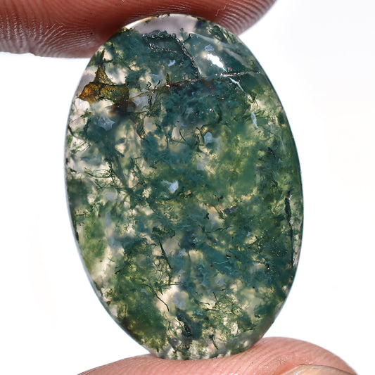 Natural Moss Agate Cabochon - Wholesale Oval & Pear Shaped Gemstones