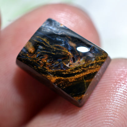 Rare Pietersite Loose Cabochon - Small Designer Gemstone for Ring Making