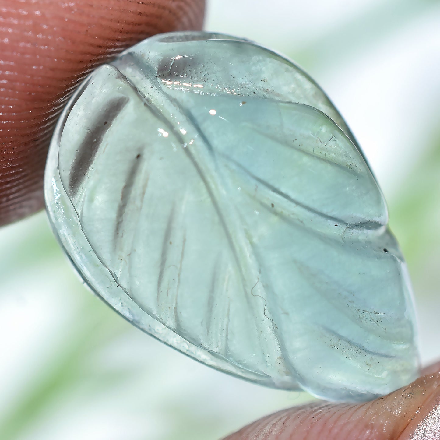 Wonderful Green Fluorite  Gemstone, Leaf Fluorite Pear Shape Cabs