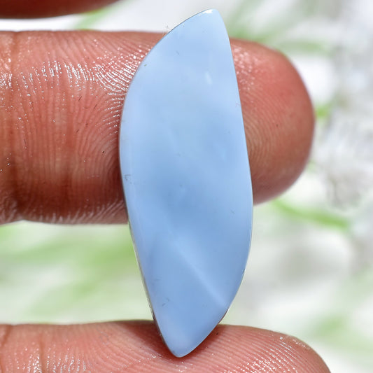 Blue Boulder Opal Stone – Loose Flat Back Opal Cabochon for Pendant Making
