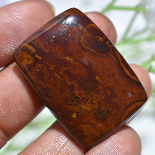 100% Natural Iron Tiger's Eye Cabochon – Rectangle Gemstone for Pendant Making