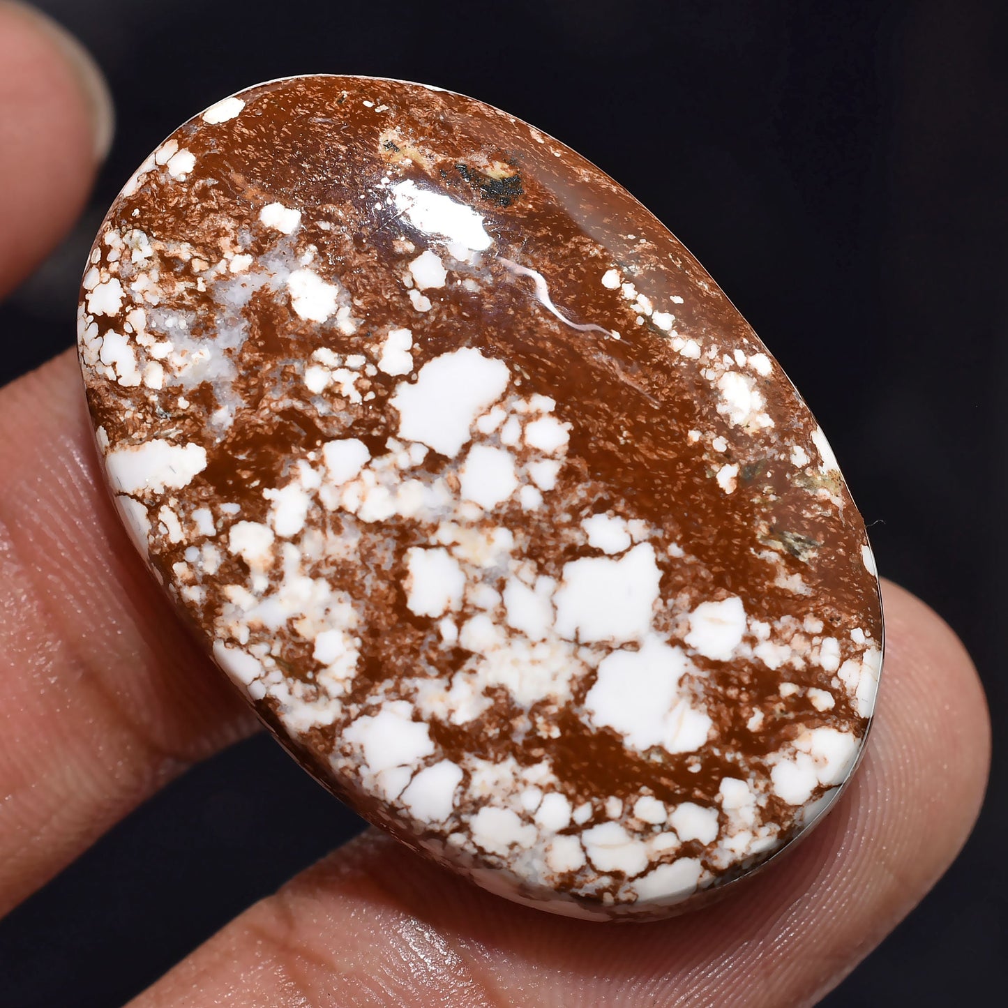 Amazing Quality Wild Horse Cabs - Oval & Pear Shaped Smooth Polished Stones for Pendants