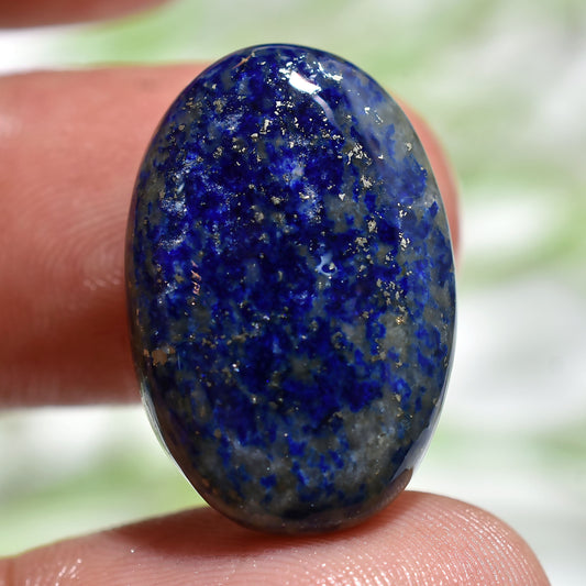 Polished Lapis Lazuli Cabochons – Oval Blue Gemstones for Pendants & Rings