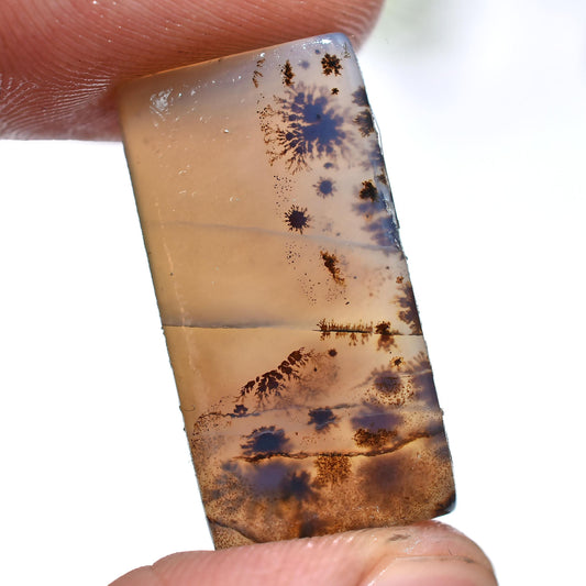 Natural Montana Agate Gemstones – Coffin, Rectangle & Oval Healing Crystals