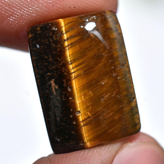 Natural Tiger Eye Cabochon – Oval, Rectangle & Square Shapes for Pendants & Rings