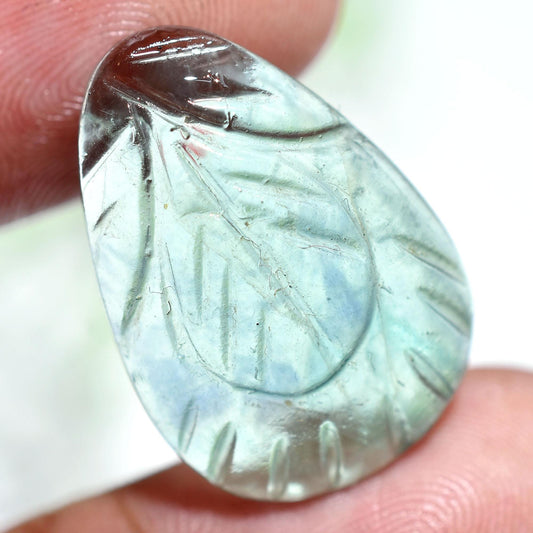 Rare Fluorite, Loose Fancy Shape Gems Smooth Cut Crafted Cabs, Carving Flat Stone, Crystal Healing Stone