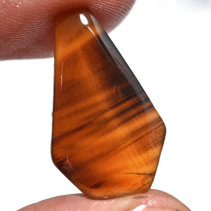 Hand-Polished Montana Agate Coffin – Oval & Rectangle Gemstones