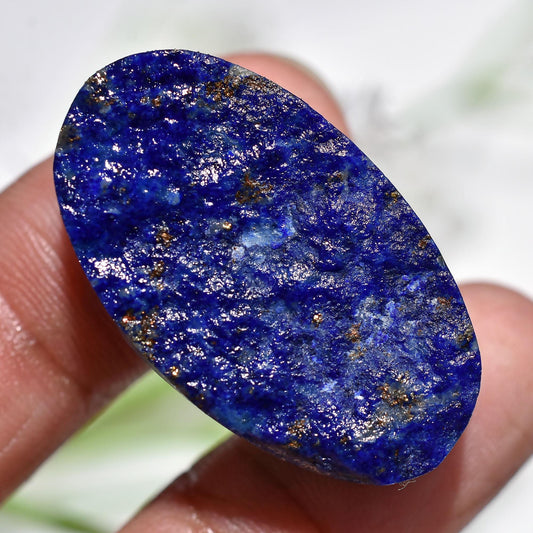 Natural Raw Lapis Lazuli Oval Cabochon - Pear Lapis Lazuli Loose Gemstone for Jewelry