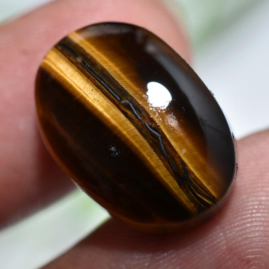 Attractive! Tiger's Eye Cabochon, Wholesale Loose Flat Back Crystal For Pendant