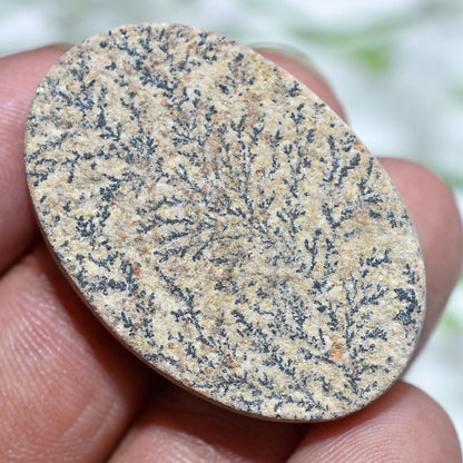 Authentic Psilomelane Dendrite Fossil Cabochons – Mixed Shape Natural Stones for Handmade Jewelry