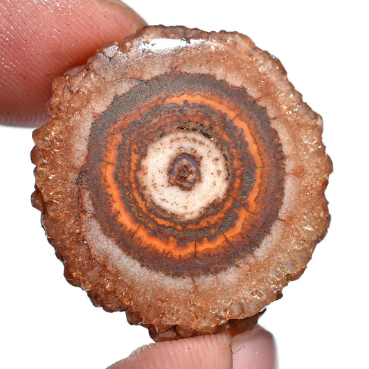 Designer Brown Solar Quartz Cabochon – Round Smooth Crystal Stone