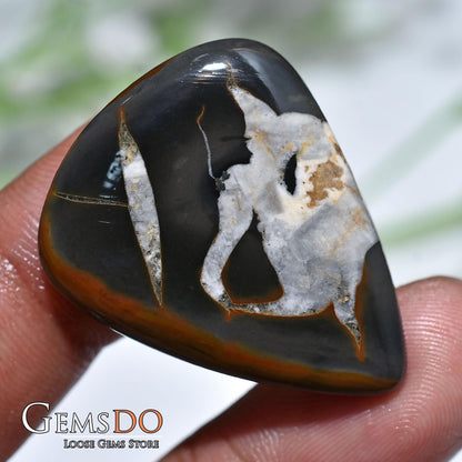 Natural Septarian Nodule Cabochon, Septarian Cabochon Jewelry Making Stone
