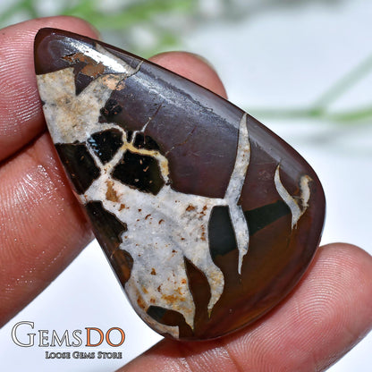 Natural Septarian Nodule Cabochon, Septarian Cabochon Jewelry Making Stone