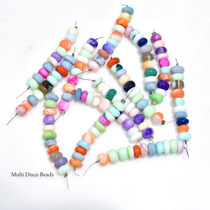 Aurora Bloom Opal Beads- Colourful Multi Gemstones for Bold Jewelry Creations