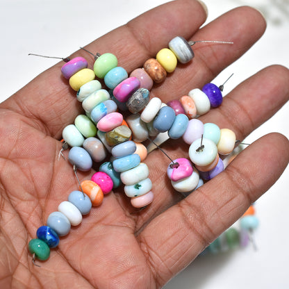 Aurora Bloom Opal Beads- Colourful Multi Gemstones for Bold Jewelry Creations