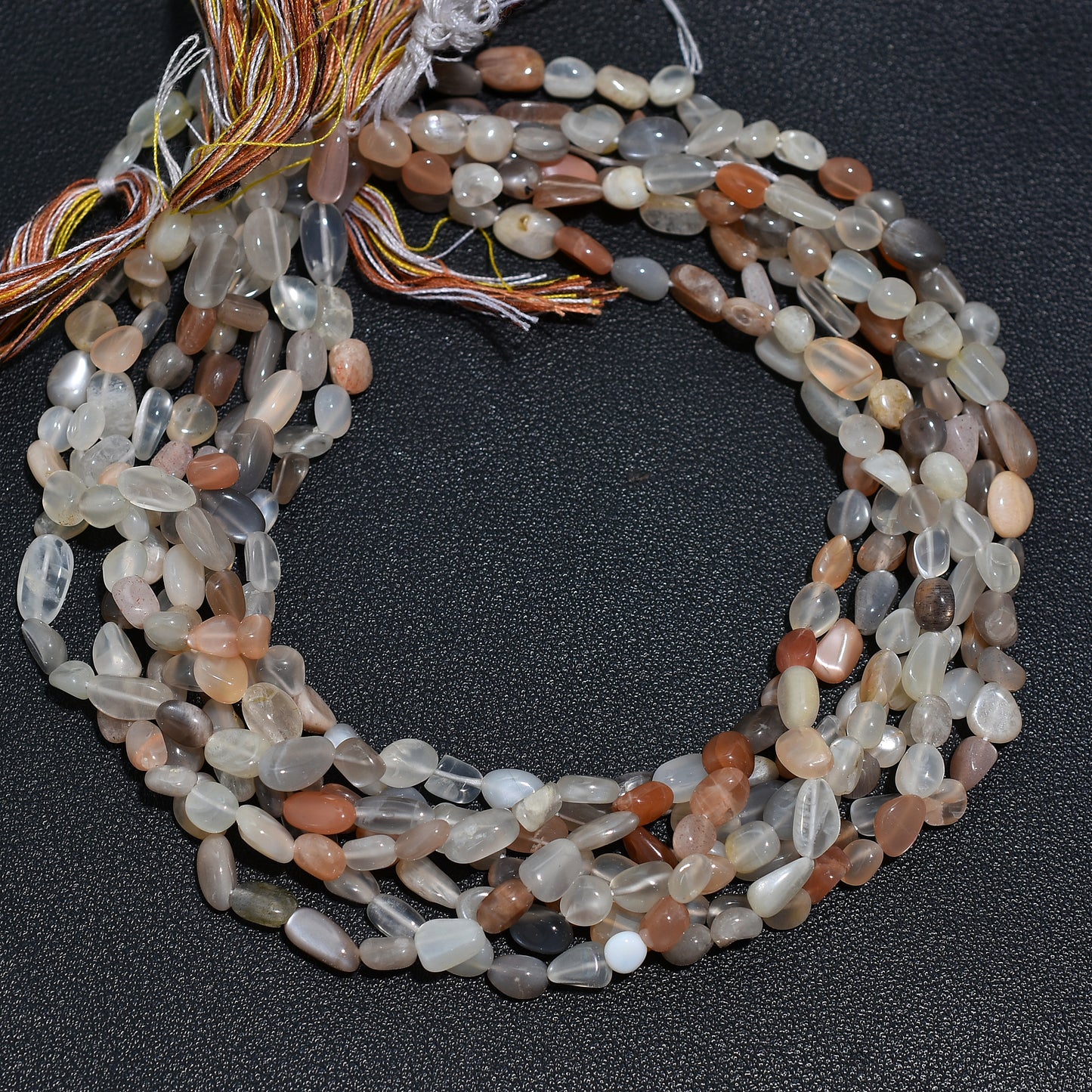 Celestial Glow Pastel Moonstone Nuggets – Soft Gemstones for Jewelry Making