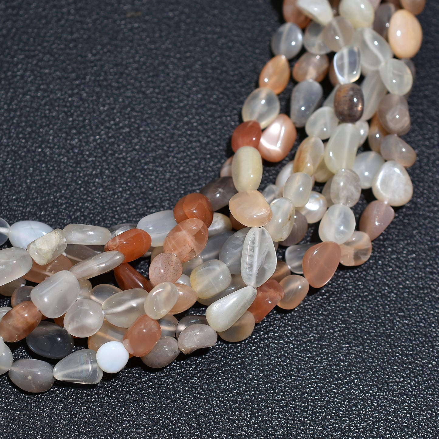Celestial Glow Pastel Moonstone Nuggets – Soft Gemstones for Jewelry Making