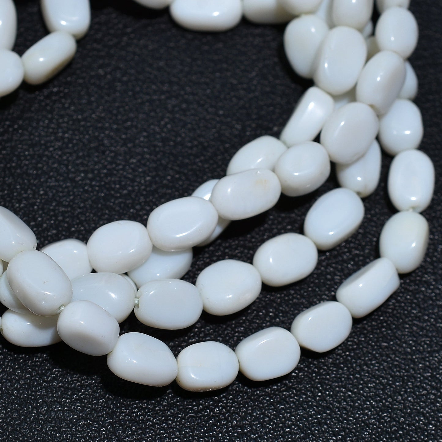 Radiant White Opal Nugget Beads – Wholesale Natural Polished Gemstone Strand For Beading